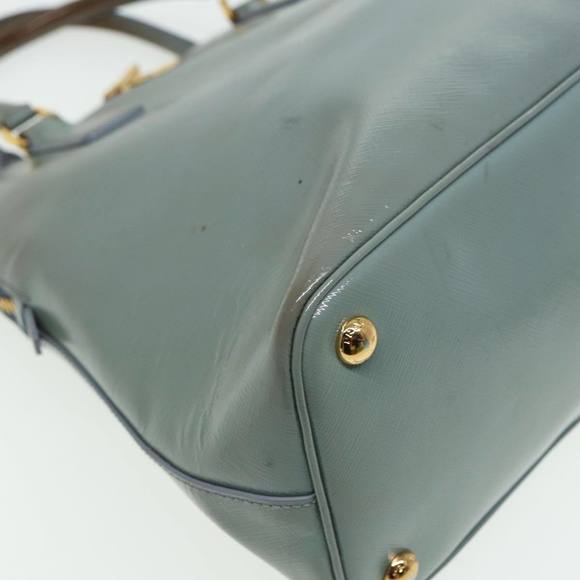 PRADA Hand Bag Safiano leather 2way Blue Auth 80864 - Picture 16 of 16